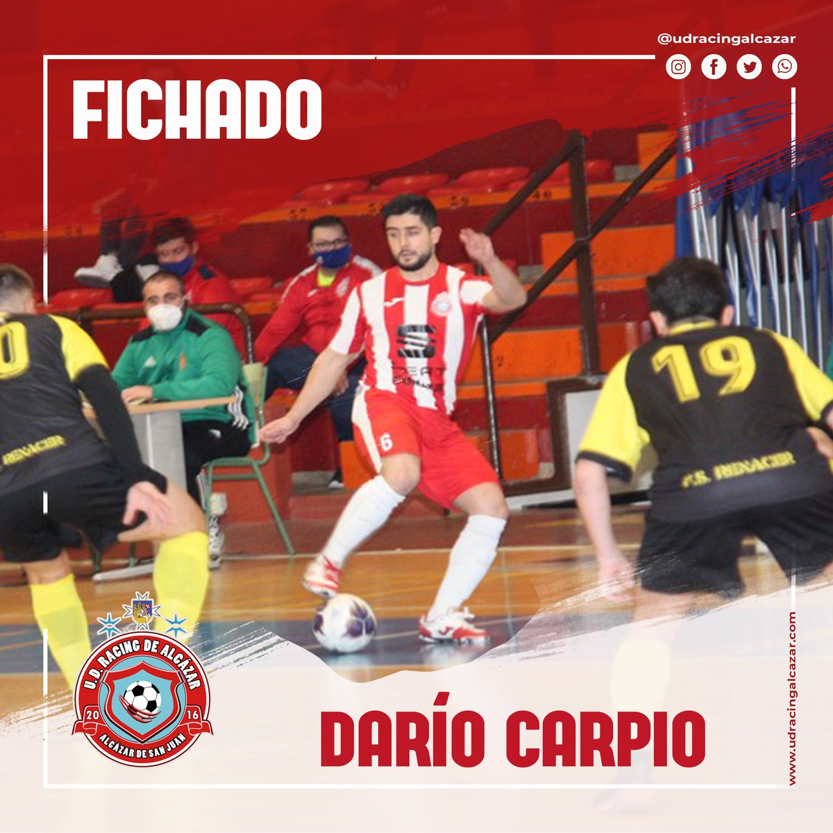 FICHADO 🇮🇩 

Darío Carpio se une a las filas del equipo Senior para lo que queda de temporada.

Jugador de la casa que nos deslumbrará una temporada más con su potencia, verticalidad y su olfato goleador.

Bienvenido de nuevo a casa 😏

#BienvenidoDario 🇮🇩
