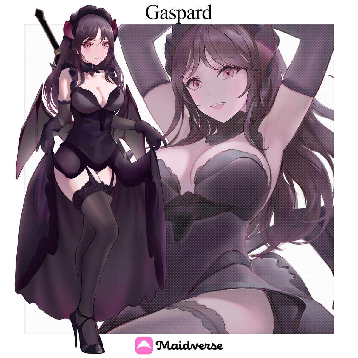 maidverse's tweet photo. 𝐆𝐚𝐬𝐩𝐚𝐫𝐝
Here is Gaspard for your beautiful night. She is very special among all the maids, as she's the only maid who can hurt or bind her master. Be advised that only adults at the age of 19 or above are allowed to have the ownership of her.

👉 https://t.co/vWO4Eunbsk https://t.co/71xxnZhwA1