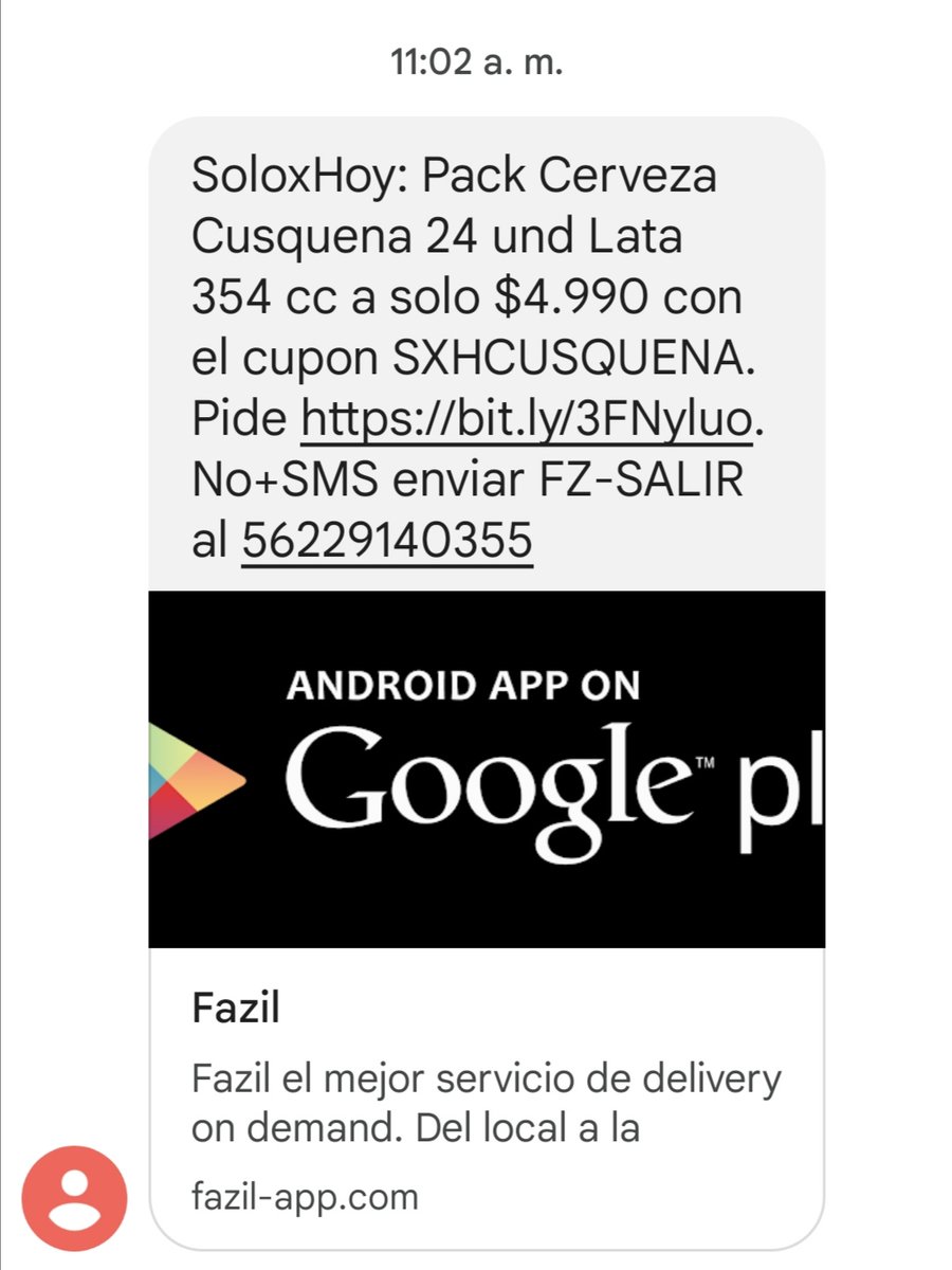 CARLOSUNICO's tweet photo. @ChileFazil Corrijan la redacción de la promoción de las cervezas !!dice solo a $4.990 el pack de 24 , pero al comprar por la app le descuentan $4.990 https://t.co/Gda335Qi31