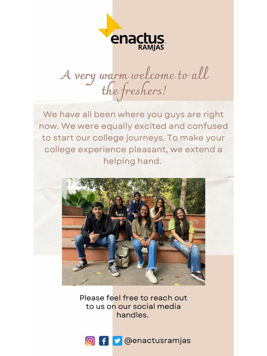 A very warm welcome to all the freshers. We are super enthralled to welcome you all. Feel free to reach to us in case of any queries!