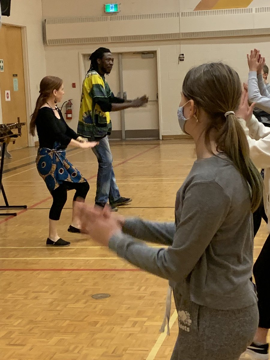 PWES_AVRCE's tweet photo. Earlier this week we all enjoyed a wonderful West African Dance Workshop with Mohamed and Marielle Duranteau. @AVRCE_NS https://t.co/nHaDZZT0vR