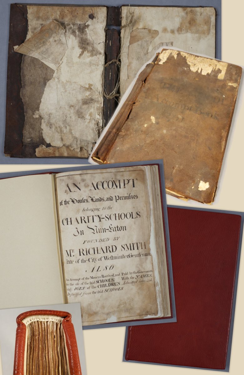 WarwickshireCRO's tweet photo. Today's #ExploreYourArchiveWeek theme is #ConservationNightmares
This mid 18th century account book was severely affected by damp & mould. Check our Facebook page for details of the transformation by our conservation team!
#ExploreYourArchive #EYAWeek #EYAConservationNightmares https://t.co/lix4enJXBY