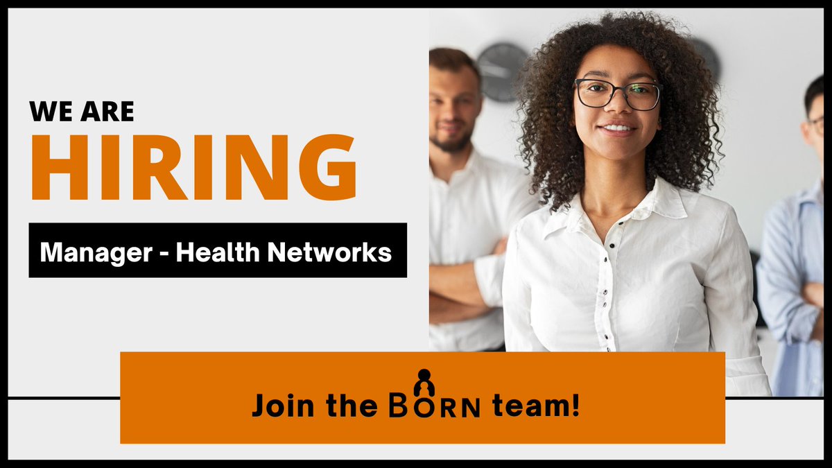 BORNOntario's tweet photo. Great opportunity to join the BORN team! We're looking for a Manager to develop & maintain stakeholder networks & technology systems to support BORN’s vision of the best possible beginnings for lifelong health https://t.co/4NFU55T3CB #HiringNow #ManagerPosition #TechManager https://t.co/qsC5H3mHz1