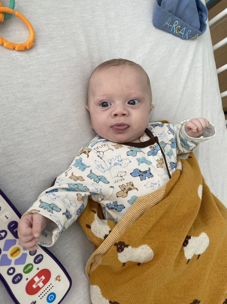 BradyWheeler14's tweet photo. This thanksgiving I’m giving the highest thanks to the man above. He blessed me with the strongest and bravest baby ever! Elkan has grown so much and is doing very well he’s still at nationwide children’s but is working hard everyday with a smile on his face to come home❤️🙏🏽 https://t.co/v4QlpNGUbV