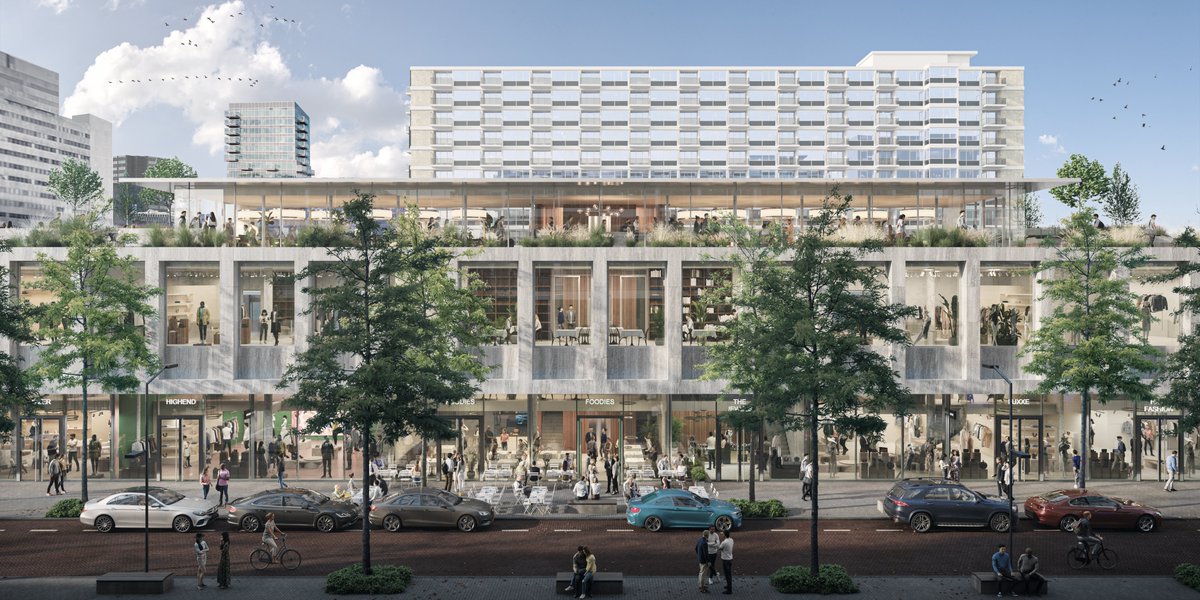 Goed nieuws! Begin 2022 start <a href="/ManhaveVastgoed/">Manhave Vastgoed</a> met de bouw van 𝗧𝗵𝗲 𝗟𝗼𝗯𝗯𝘆, een duurzame transformatie van het huidige Crystal House. Het gebouw is ontworpen door KAAN Architecten, 3500 m2 hoogwaardige retail, dakpaviljoen met daktuin. Lees ->  bit.ly/3r5HRVK
