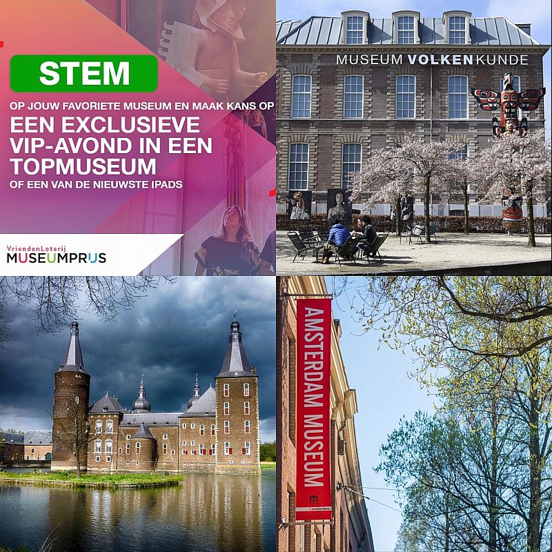 #Laatstekans! Wie wint de @VriendenLoterij #Museumprijs 2021 @Cultuurfonds? Stem t/m vrijdag 26 november op het museum dat het best zijn digitale verhaal vertelt: @AmsterdamMuseum, @KasteelHoen of Museum @Volkenkunde Leiden en maak kans op mooie prijzen: museumprijs.nl