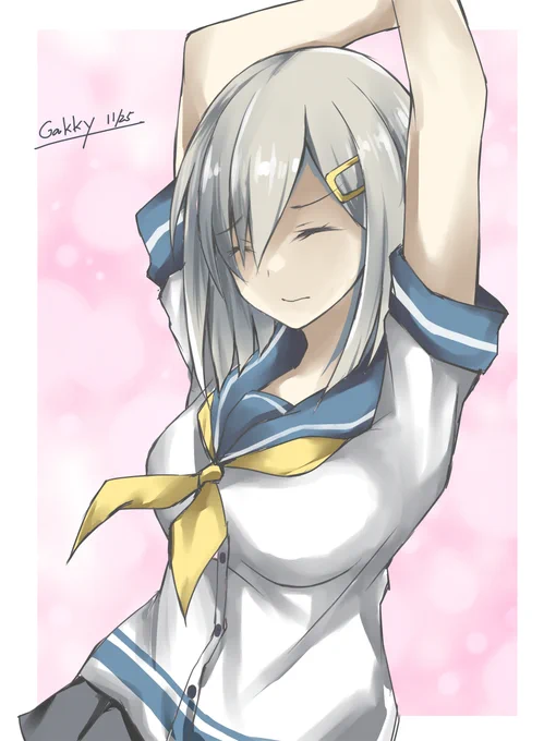 #艦これ版真剣お絵描き60分一本勝負_20211125
#艦これ版深夜の真剣お絵描き60分一本勝負 
ん～～～～～～～ 