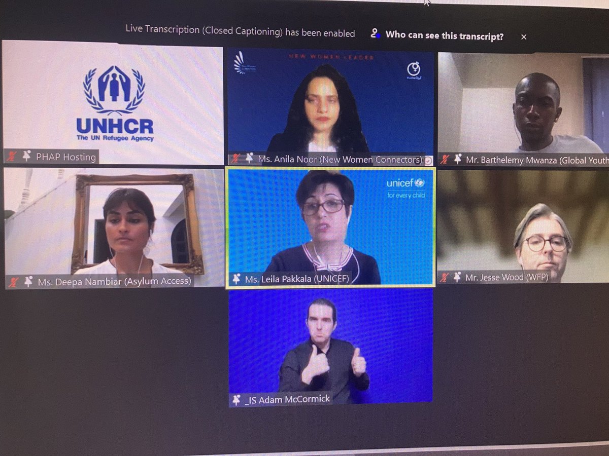 KirstenHagon's tweet photo. Powerful panel at UNHCR #HLOM with important messages of promoting equitable partnerships, supporting local and national organisations including refugee -led organisations and meaningful participation. #localizeaid #inclusion ⁦@Refugees⁩ ⁦@ifrc⁩ https://t.co/cUnDfInhy3