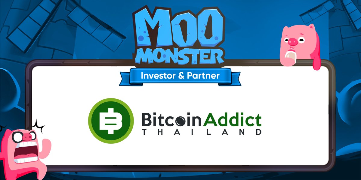 🎉 We are proud to announce our partnership with  
<a href="/BitcoinAddictTH/">Bitcoin Addict Thailand</a> 

This partnership is responsible for spreading the news including professional youtubers and influencers. We truly expect that our cooperation can keep us growing together.
#Moomonster #BitcoinAddict