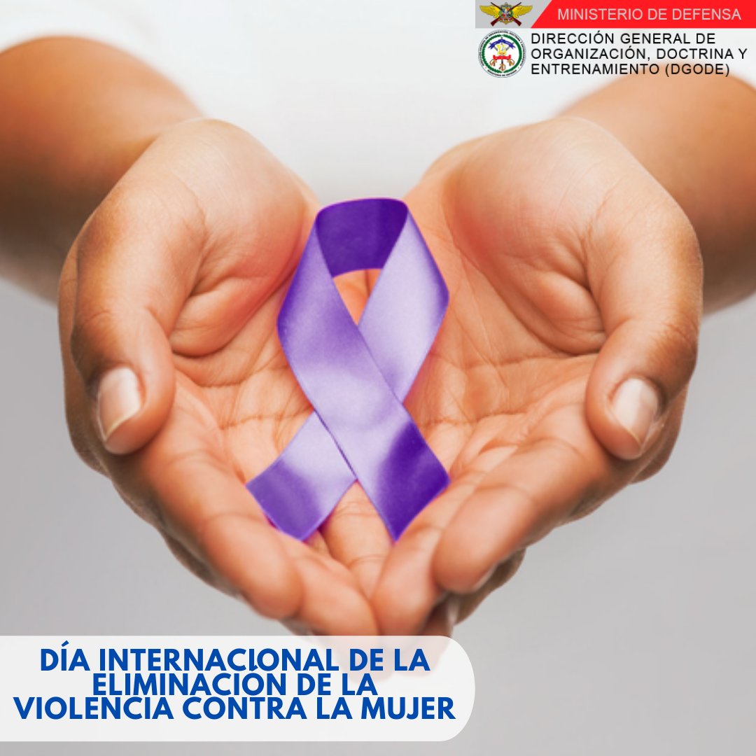 DGODE5's tweet photo. Hoy es el Día Internacional de la Eliminación de la Violencia contra la Mujer, nos unimos al clamor público por erradicación de este mal que es motivo de alarma y preocupación en nuestro país y el resto del mundo.
#DíaInternacionaldelaEliminacióndelaViolenciacontralaMujer #DGODE https://t.co/piS02HOYTR