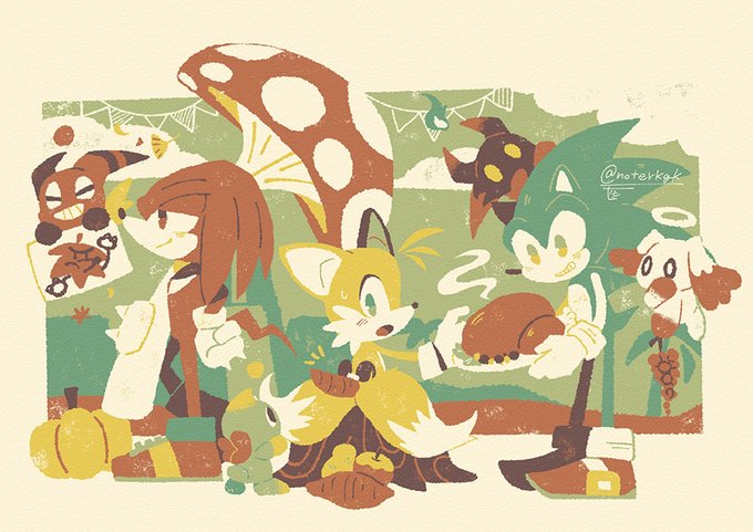 さんくすびぎんずでー
ソニック・テイルス・ナックルズの組み合わせ久々に描いた… 
