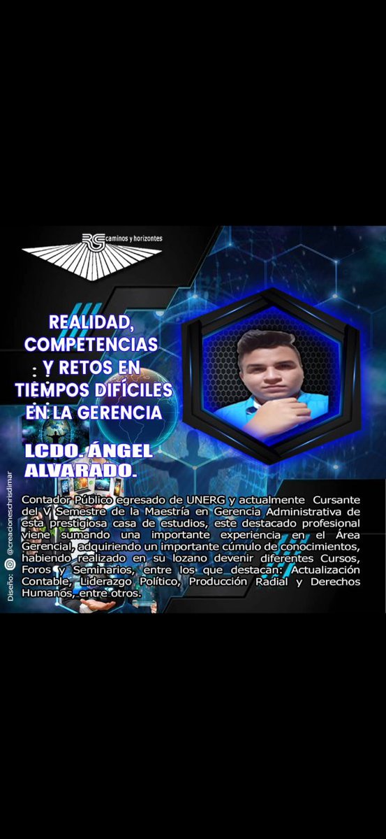 liomara27's tweet photo. "El crecimiento constante es el mejor mecanismo de supervivencia". Nuestra siguiente ponencia se enmarca en el Gerente de hoy día, destacando los retos y habilidades que deben estar presentes en nuestro entorno laboral. 

#UnergDeEncuentro 
#GerenciaUnerg
#MaestriaenGerencia https://t.co/M2cBmVZ9d1