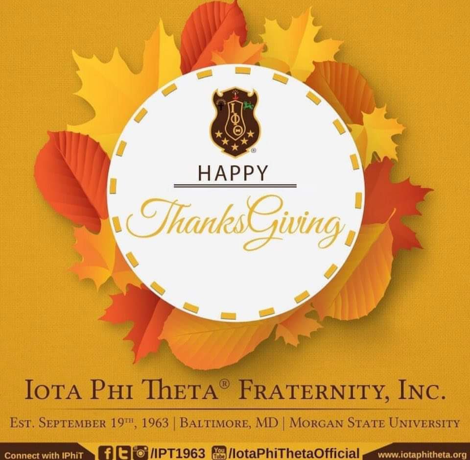 IPT1963AOO's tweet photo. #AOOIotas wishes everyone a happy & safe #Thanksgiving! We are thankful for all of you! 😊 #WhatAreYouThankfulFor
📸 @IPT1963 #IotaPhiTheta #NCIotas #GreaterFayettevilleNPHC #FayettevilleNC #FtBraggNC #CumberlandCountyNC #HokeCountyNC #RobersonCountyNC https://t.co/9ioy0qFmI8