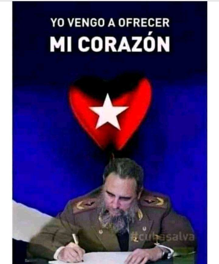 AlColaborador's tweet photo. Nunca te olvidaremos eres y serán 
Nuestro ejemplo, gracias Comandante por todo su legado.
#FidelPorSiempre #FidelVive #HéroesDeLaSalud #CubaPorLaVida #CubaCoopera
@AlColaborador
@SurCdi
@cubacooperaven @cubacolabora @Besnoymp_26 @NelaTa83 @EscobarNirma https://t.co/JsKOn2Xzxu