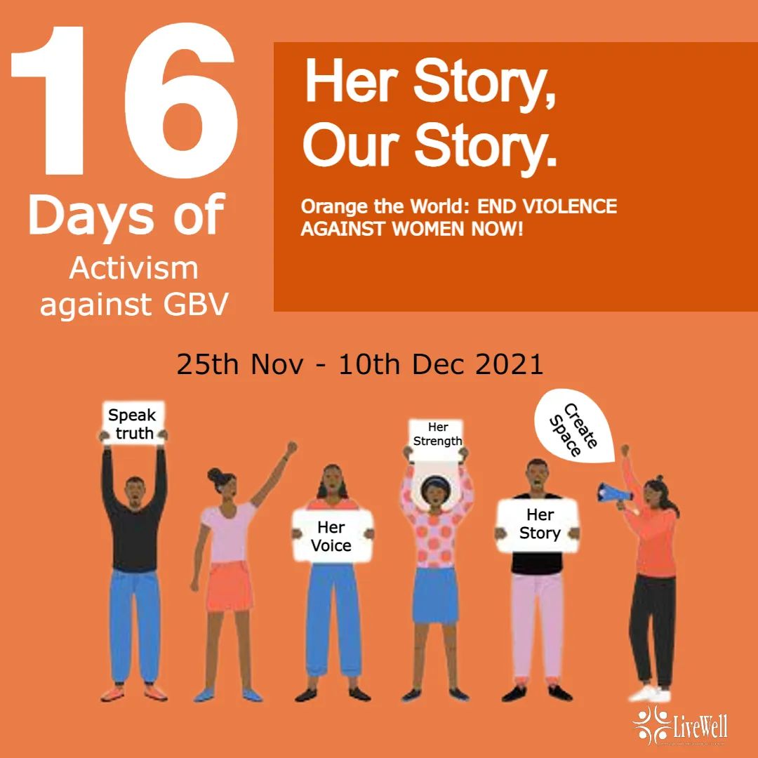 livewell_org's tweet photo. We advocate for  and join #16DaysOfActivismAgainstGenderBasedViolence  #EndViolence #OrangeTheWorld #GenerationEquality #ssot https://t.co/9wp3K5Tsq4