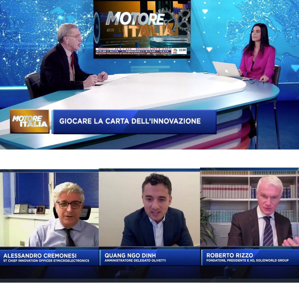 MilanoFinanza's tweet photo. #MotoreItalia2021
“Giocare la carta dell’innovazione” con Alessandro Cremonesi (#STMicroelectronics), Quang Ngo Dinh(#Olivetti) e Roberto Rizzo (#SolidWorldGROUP).

Iscriviti: https://t.co/DHBpRtIxlB

Live:
@classcnbc  (507 Sky)
https://t.co/BP9gw0X3NM
Zoom https://t.co/RQpO8tNOOg