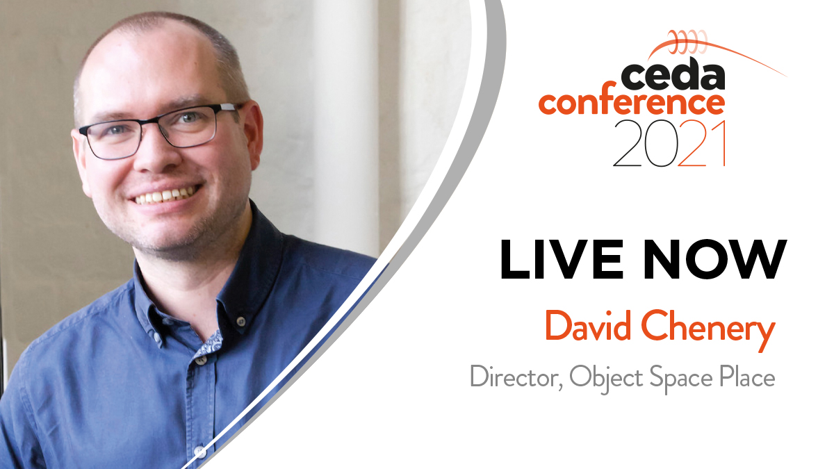 CEDAUK's tweet photo. David Chenery, Director of @OSPDesign is now live!
His presentation will look at using the principles of a #circulareconomy to create #restaurantdesigns and fitouts that give more than they take.
#cedaConference2021 https://t.co/EsmNiWr8YQ