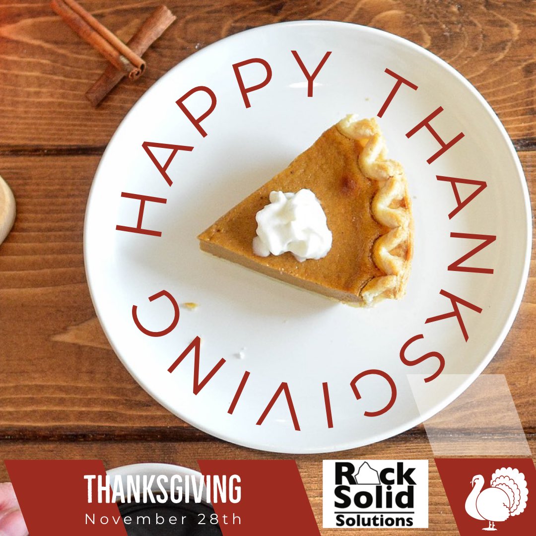 RockSolidSolut1's tweet photo. Have a “Rock Solid” Thanksgiving! We have plenty to be thankful for, we here at Rock Solid Solutions are thankful for your business and friendship among so many other things this year! 

#rocksolid #thanksgiving #thankful #USA #masonry #stonemason #wholesale https://t.co/H2DsMNqwP5