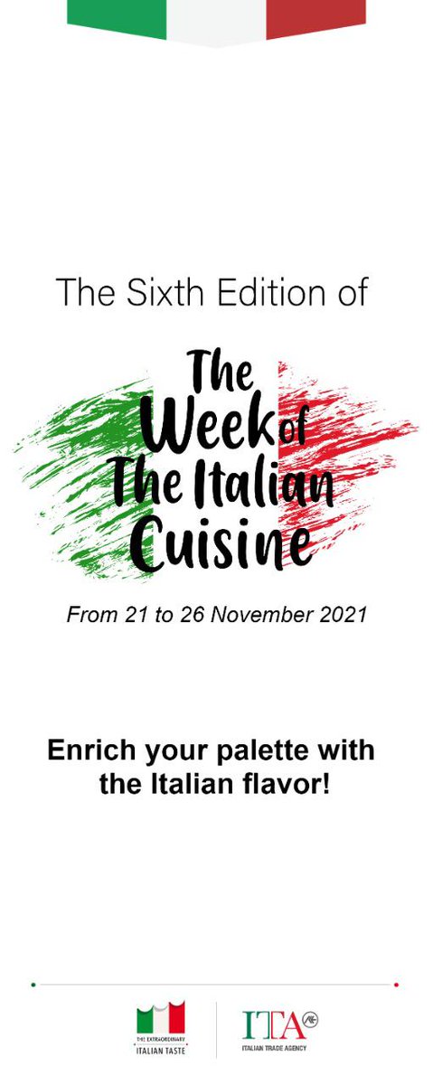 ITACairo's tweet photo. From 21 to 26 November the Week of the Italian Cuisine in Cairo on
Facebook &amp; Instagram
#ITAcairo https://t.co/dcIMQYOQtF