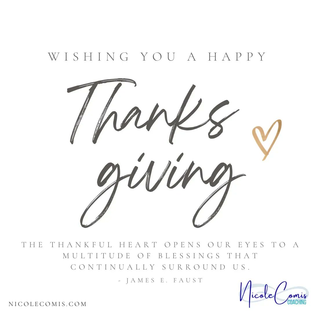 Wishing you a happy and healthy Thanksgiving!