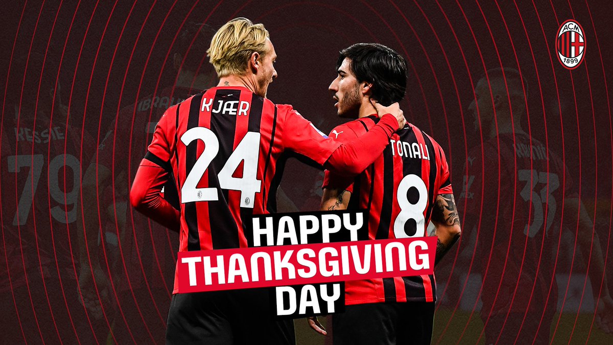 Happy #Thanksgiving to all the Rossoneri celebrating today! 🦃 
#SempreMilan