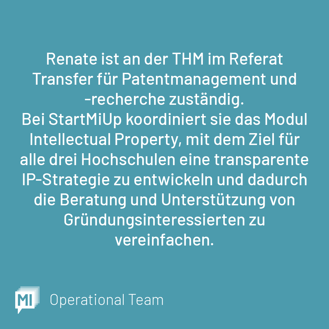 _StartMiUp's tweet photo. #Teamvorstellung 👋
In den nächsten Wochen stellen wir euch hier das StartMiUp Team vor.
Heute stellen wir euch Renate aus der @THMittelhessen vor.
#fcmh_startmiup #GrowWithMi #SupportMi #mittelhessen
@_FCMH | @jlugiessen #ECM | @Uni_MR #MAFEX https://t.co/9q8ZJWOjGQ
