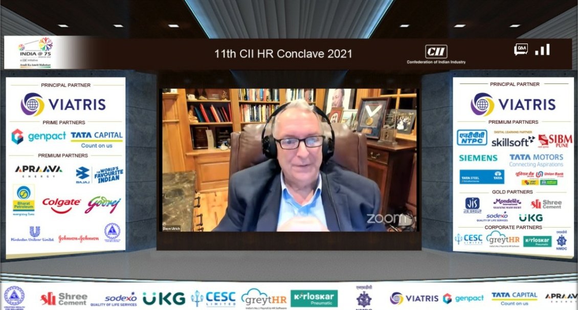 CIIEvents's tweet photo. "HR is not about HR , it's about delivering value to all the stakeholders" ~ @dave_ulrich, Speaker, Author, Professor, Thought Partner on Human Capability (talent, leadership, organization, HR)
#ciihrconclave #poweringgrowth https://t.co/q9HmxulOs2