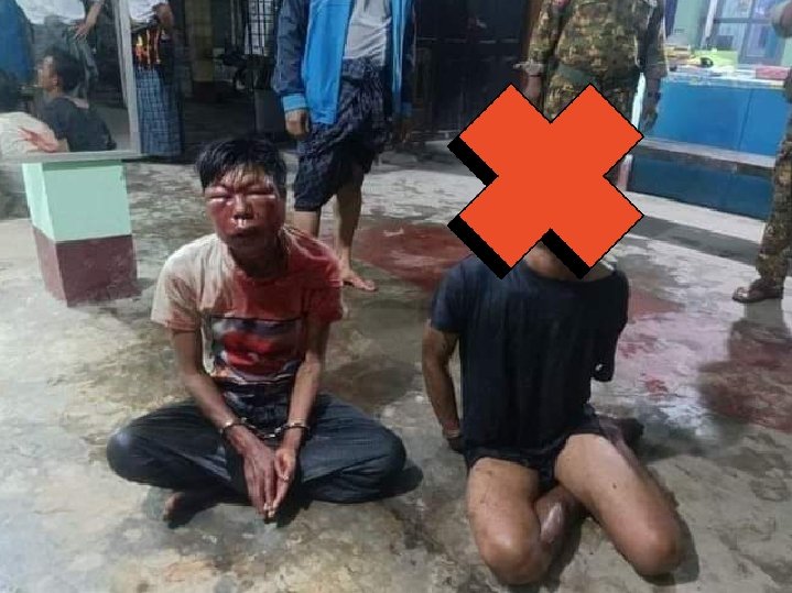 I m sorry, brothers. May I use this pic of you to let the world know #WhatsHappeningInMyanmar till Day 297.

Military rules by torturing &amp; terrorising inside their own institution. And their soldiers r allowed to torture &amp; kill civilians with a complete impunity. #Nov25Coup