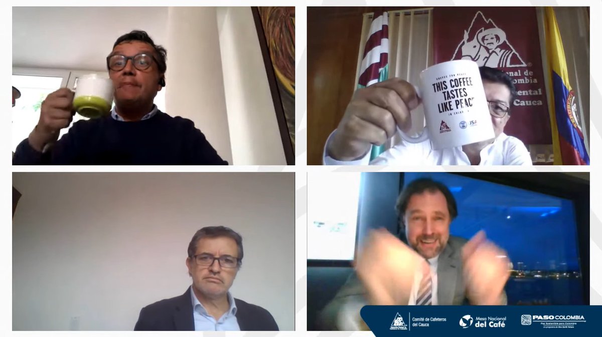 pasocolombia's tweet photo. "Donde hoy se siembra el café este juega un papel importante para el fortalecimiento económico, la reconstrucción del tejido social y la oportunidad de transmitir una historia a través de una taza de café" Gerardo Montegro @cafeteroscauca #5AnosPorLaPaz 📽️ https://t.co/uAlMnP81Bd https://t.co/QHxKf2HPw2