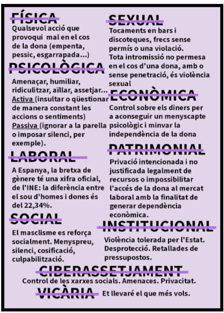 InsDB25anys's tweet photo. 🟣  25N: Dia Internacional per a l'Eliminació de la Violència envers les Dones.
Avui, commemorem el #25N amb diferents activitats! #LesEscolesLliuresDeViolències #ProgramaCoeducat #desemmascarem @xtec
#25NalBlanxart https://t.co/E3Z3y7j9ml