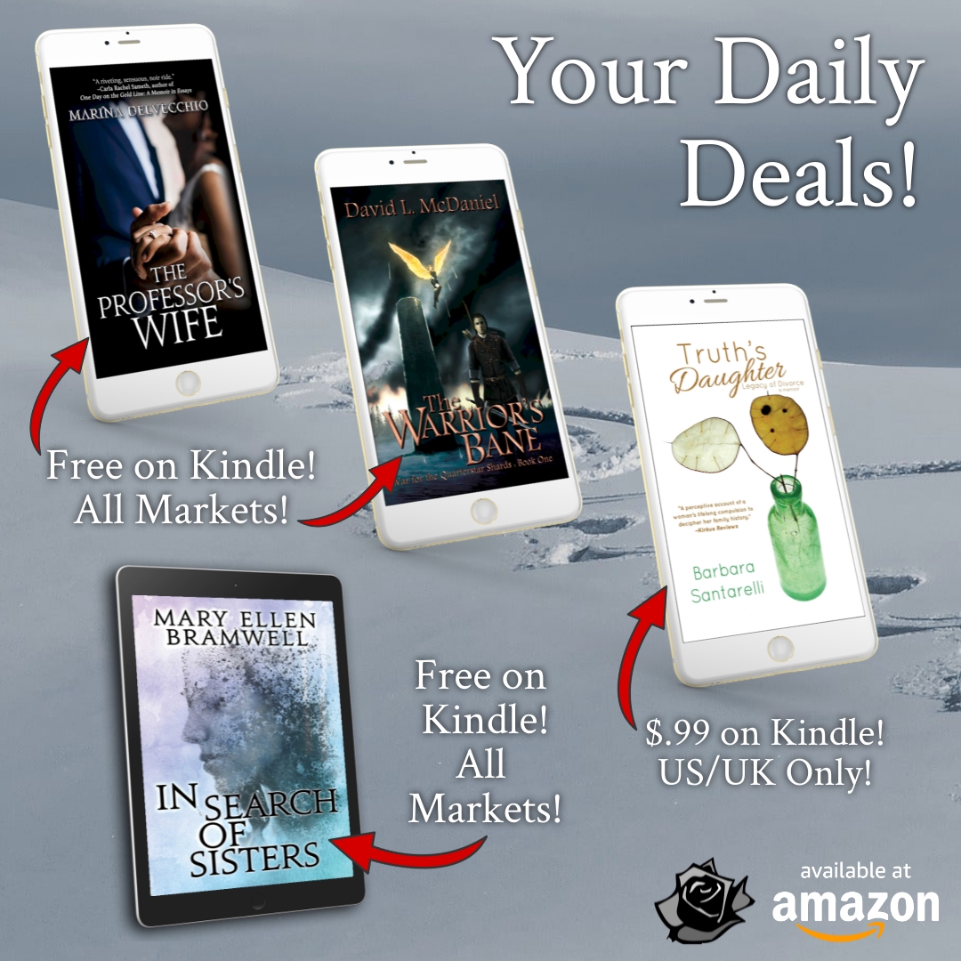 brwpublisher's tweet photo. Your Daily Deals! ๐ฒ
Happy Thanksgiving!
https://t.co/nPoVGpJPAL
#BlackRoseWriting #ebookdeals #freeebooks #KindleDeals #bibliophile #bookneeds #booklover #thrillers #psychological #familylife #womensfiction #epicfantasy #wizards #memoirs #divorce #truth #amreading #read https://t.co/iFWDqZvSQd