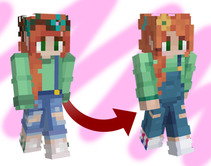 Its time for a skin upgrade! Just in time for 1.18 😇

Skin artist: <a href="/Rowlinq_/">Rowlinq_</a>
