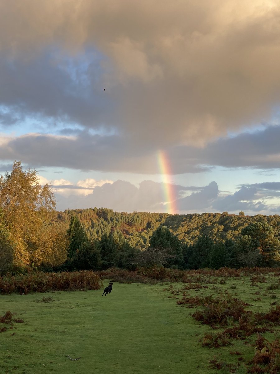 Rainbow across Exmoor