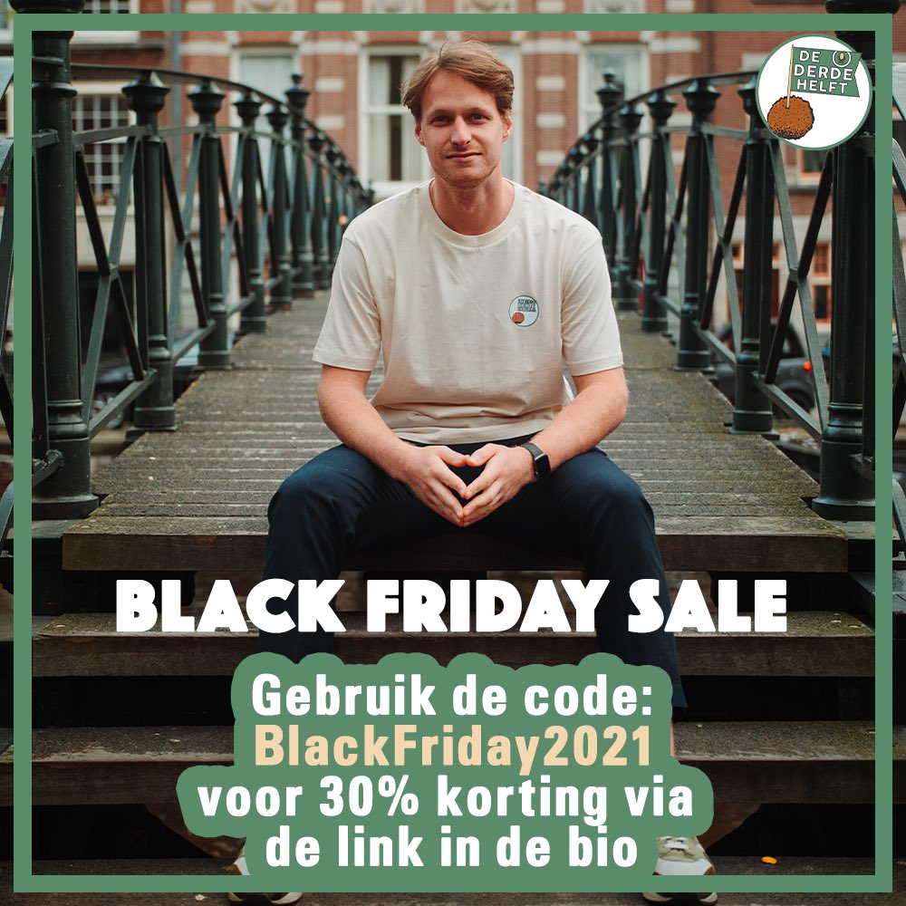 Gebruik de code BlackFriday2021 voor 30% korting op al onze merchandise op de webshop! 👕
de-derde-helft.webshopapp.com