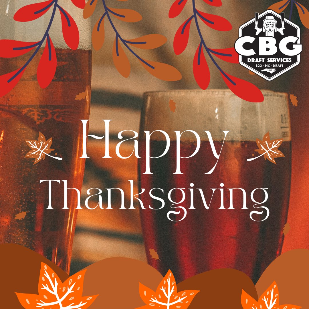 CbgDraft's tweet photo. Wishing you all hope, joy, peace, good health, and love on this #Thanksgiving Day!

#cbgdraftservices #craftybeerguys #beer #cerveza #wine #vino https://t.co/DUxjWWgrt4