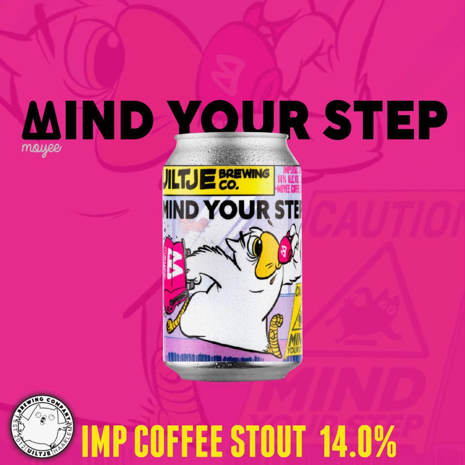 UiltjeBrewingCo's tweet photo. 🤩MIND YOUR STEP Coffee Moyee Edition 🤩
The usage of Moyee’s tasted coffee beans make this strong, Imperial Stout.
Also available in the 'Black Friday Expansion Pack':
https://t.co/okTh0OjG4m
#blackfriday2021 #freshbrew #Coffeestout #stoutbeer #beerbox #beerpack https://t.co/CxTncRr1T6