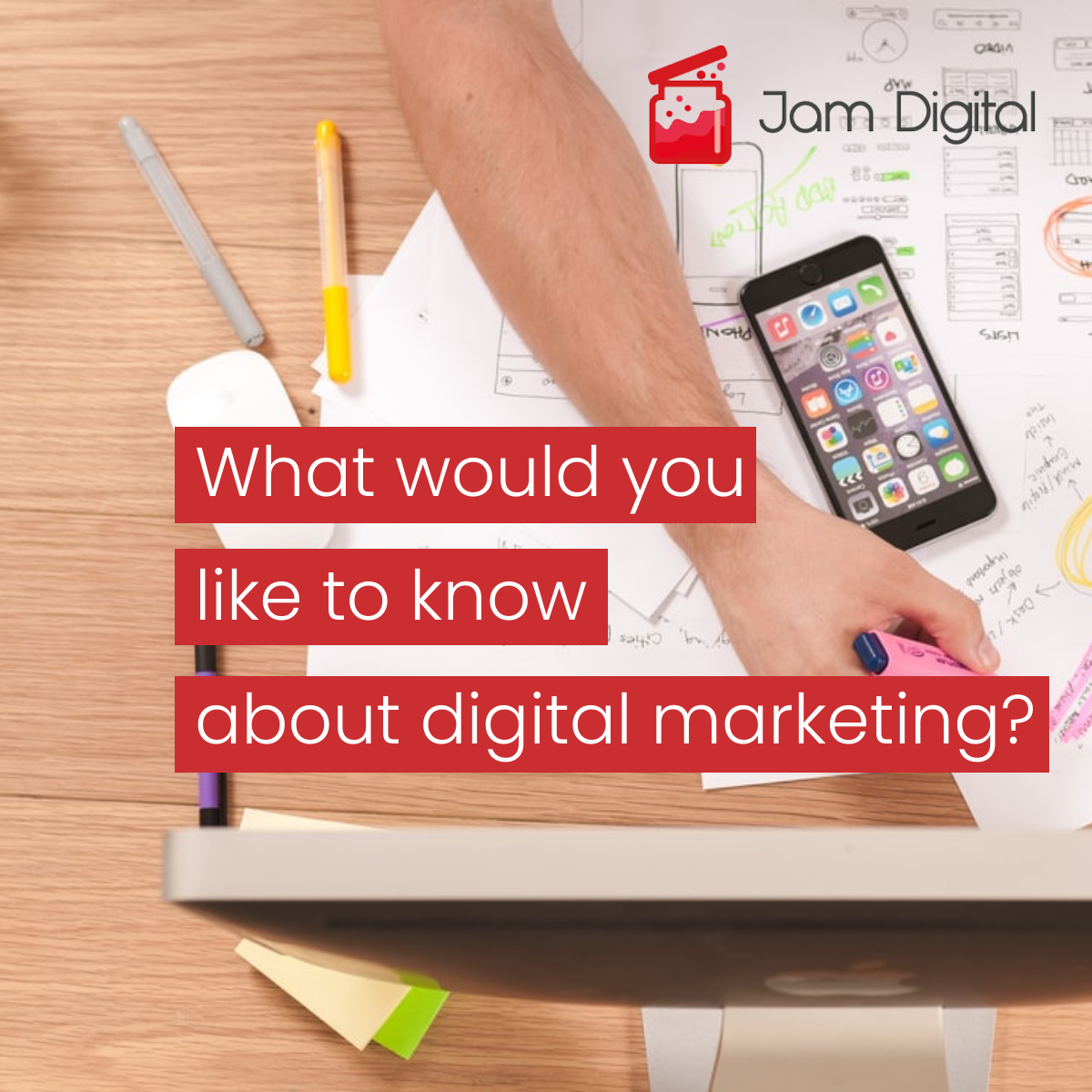 Everyday we get different questions on all aspects of digital marketing and what we do so we wondering what would you like to know about digital marketing?

Put your questions in the comments below...