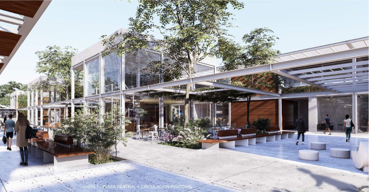biencuyano's tweet photo. Mirá lo que viene para San Rafael: Así es el anteproyecto ganador para refuncionalizar la vieja terminal. La propuesta arquitectónica "La Llave" propone #ConCreatividad optimizar tiempos y costos generando un edificio sustentable y sostenible en el tiempo https://t.co/d3D0h99ass https://t.co/5gCoXygZ9E
