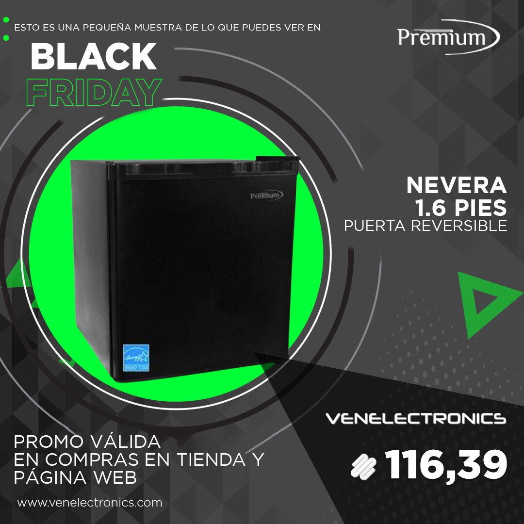 venelectronics1's tweet image. La utilidad y practicidad que necesitas lo tienes con la Nevera Ejecutiva Premium 🤩 Puedes ponerla donde quieres gracias a su tamaño compacto. 

Cuenta con:
-Compartimento enfriador.
-Control de temperatura externo.
-Puerta reversible.
