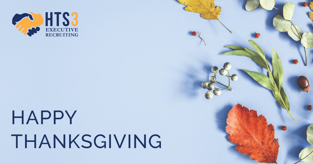HTS3Recruitment's tweet photo. We would like to wish our clients and staff a Happy Thanksgiving!

#HTS3executiverecruiting #UShealthcare #thanksgiving https://t.co/FXUH54UdFz