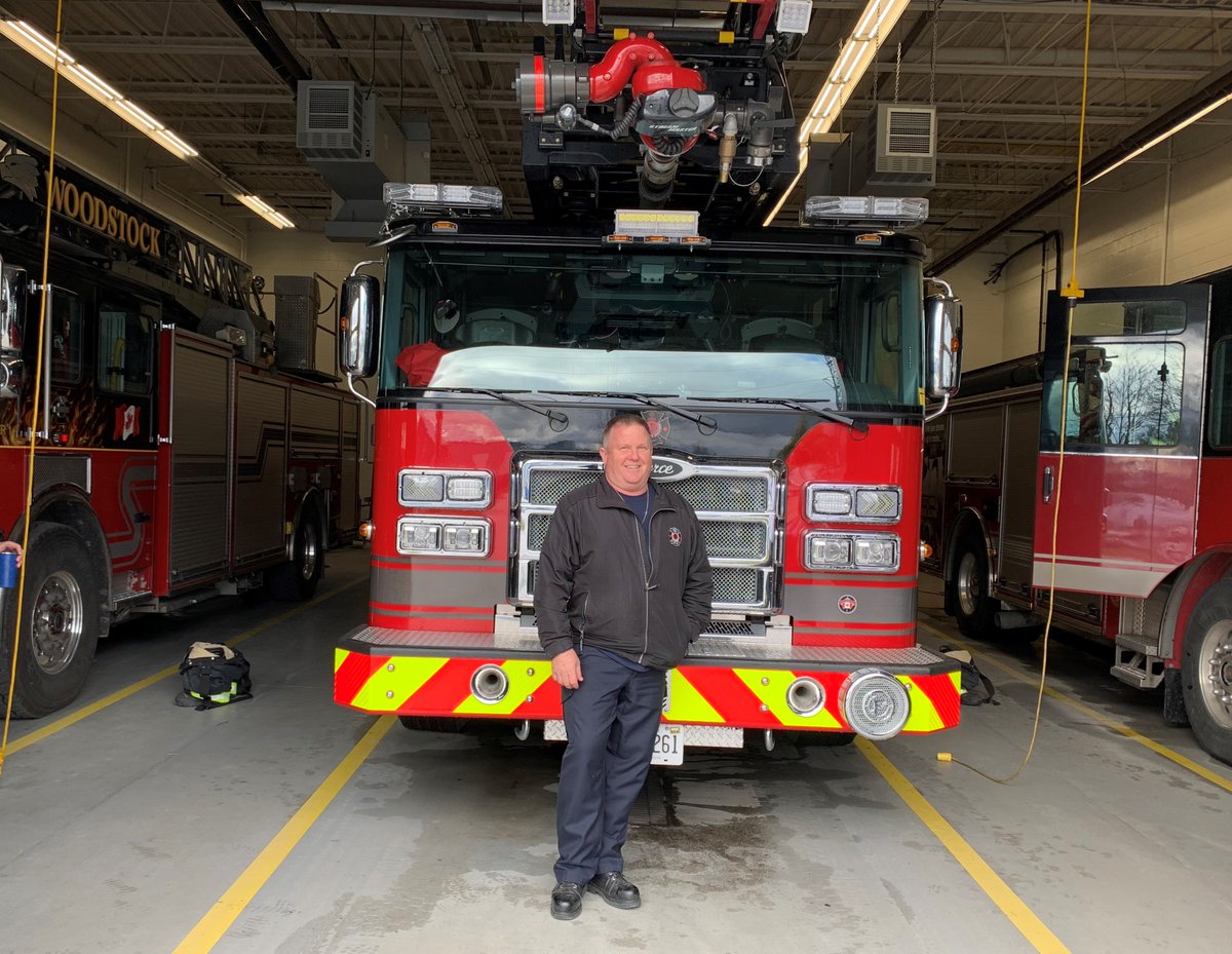 WoodstockFireDe's tweet photo. Congratulations to Captain Adrian Benbow on his retirement after serving our community for 33 years. We wish you a long and happy retirement, you will be missed! Thank you for your service! #woodstock https://t.co/EtDEMXZ3FR