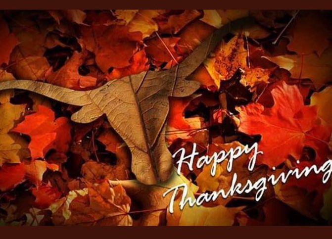 Happy Thanksgiving to our amazing Longhorn Families! We are thankful, grateful, and blessed to have you in our lives! #WeAreGR