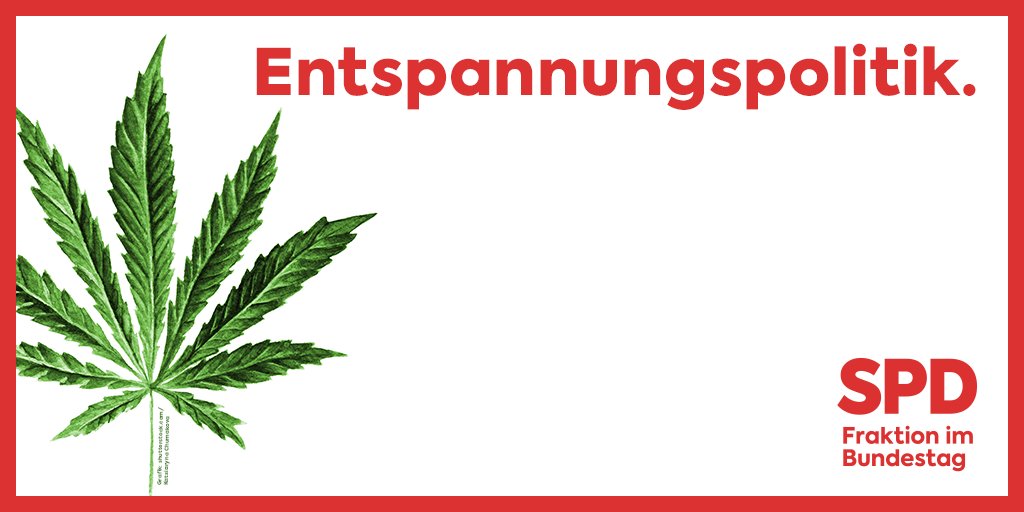 Auch in der Drogenpolitik wollen wir #MehrFortschrittWagen. 🥦 #CannabisLegal #Koalitionsvertrag