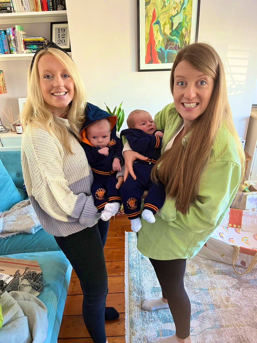 Two tiny new fans for <a href="/BlackpoolFC/">Blackpool FC</a> 🧡