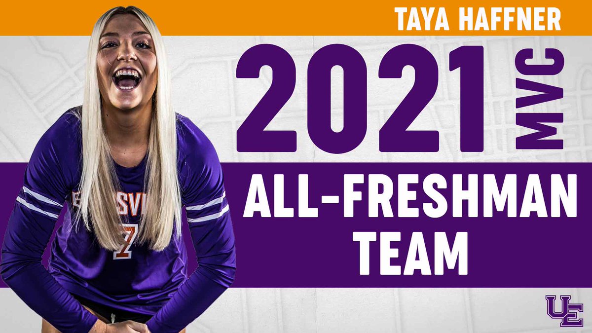 UEAthletics_VB's tweet photo. 🏆 Taya Haffner 🏆

✔️ MVC All-Freshman Team

🏐 #ForTheAces https://t.co/n6nMkZac6e