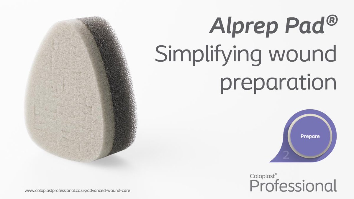 ColoplastUKWSC's tweet photo. It is clinically proven that cleansing and debridement speeds up wound healing.

Learn how you can support optimal wound preparation by cleansing and debriding with Alprep Pad.

https://t.co/O5EMV4z20N

#AssessPrepareTreat #AlprepPad #WoundCare #AdvancedWoundCare https://t.co/mycatCxLom