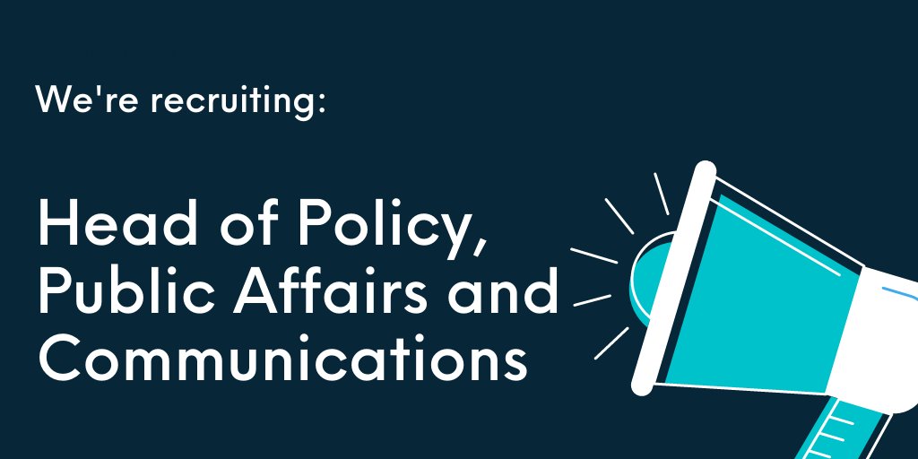 📣Come work with us! 
❓Could you help influence legislation and strategy to change the conversation around #DomesticAbuse
 👉Apply for our Head of Policy, Public Affairs &amp; Communications role bit.ly/3oZjJ4z