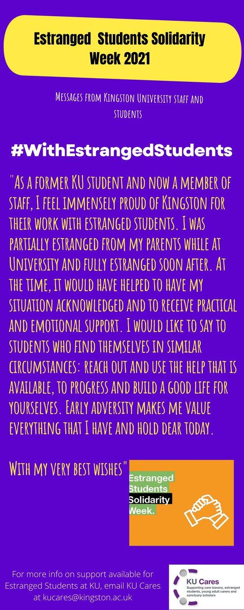 KuCares's tweet photo. #WithEstrangedStudents 
#MessagesFromStaffandStudnets https://t.co/Rq0MKjFwI3