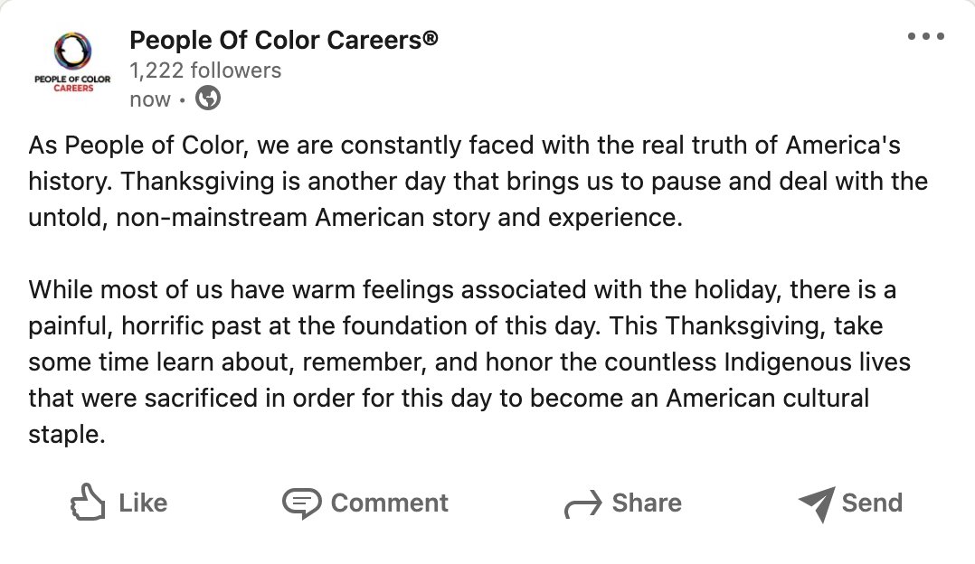 poccareers's tweet photo. #Thanksgiving #NativeAmericanHeritageMonth https://t.co/5haPPdUHyV
