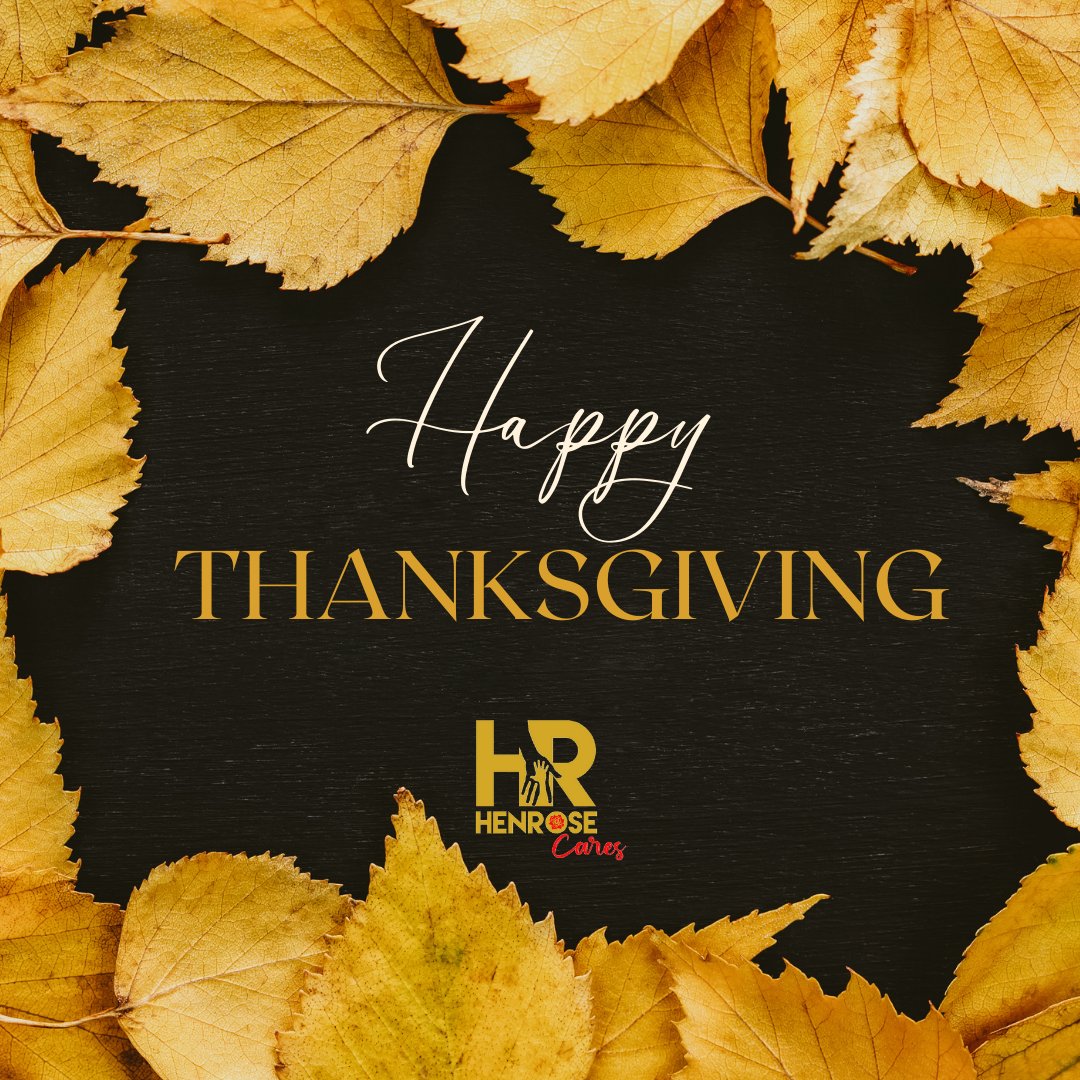 HenroseCares's tweet photo. We are so thankful for our scholars, supporters, and our team! Always remember to be thankful. Happy Thanksgiving!! #henrosecares https://t.co/An3FBuRnmQ